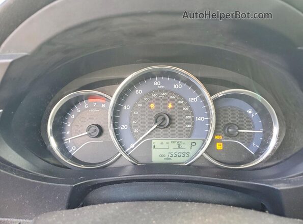 2T1BURHE5GC492199 2016 TOYOTA COROLLA White Սարքավորումների վահանակի տեսք