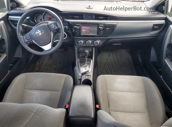 2T1BURHE5GC492199 2016 TOYOTA COROLLA White Առջևի վահանակի տեսք