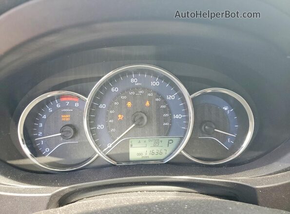 2T1BURHE5GC547525 2016 TOYOTA COROLLA Белый Вид щитка приборов