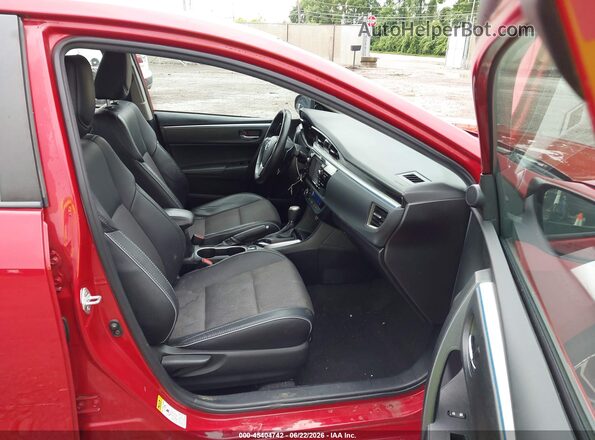 2T1BURHE5GC548982 2016 TOYOTA COROLLA Red Սալոնի դիմացի տեսք