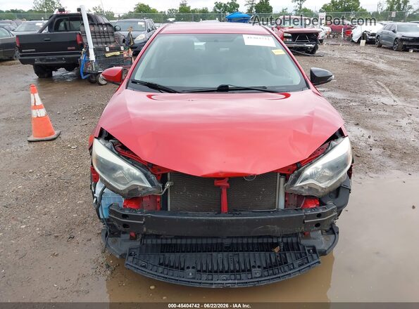 2T1BURHE5GC548982 2016 TOYOTA COROLLA Red Սալոնի հետևի տեսք