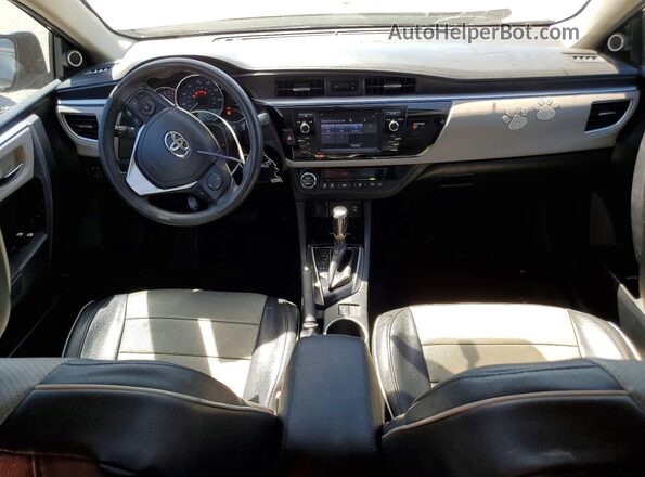 2T1BURHE5GC572814 2016 TOYOTA COROLLA Teal Առջևի վահանակի տեսք