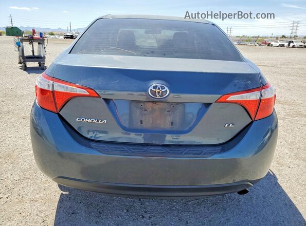 2T1BURHE5GC572814 2016 TOYOTA COROLLA Teal Հետևի տեսք