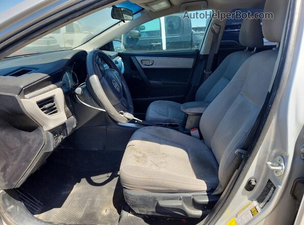 2T1BURHE5GC578502 2016 TOYOTA COROLLA Silver Front interior view