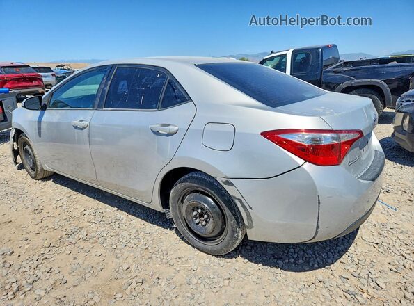 2T1BURHE5GC578502 2016 TOYOTA COROLLA Silver Rear left