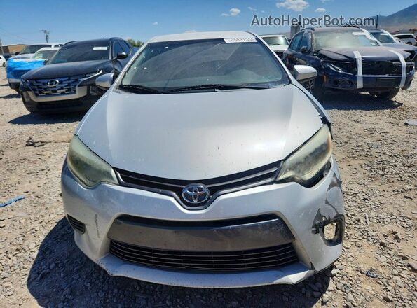 2T1BURHE5GC578502 2016 TOYOTA COROLLA Silver Front view