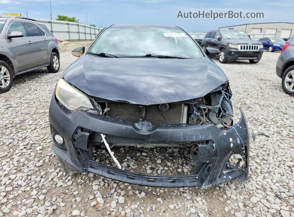 2T1BURHE5GC598328 2016 TOYOTA COROLLA Black წინა ხედი