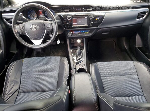 2T1BURHE5GC609750 2016 TOYOTA COROLLA Blue Առջևի վահանակի տեսք