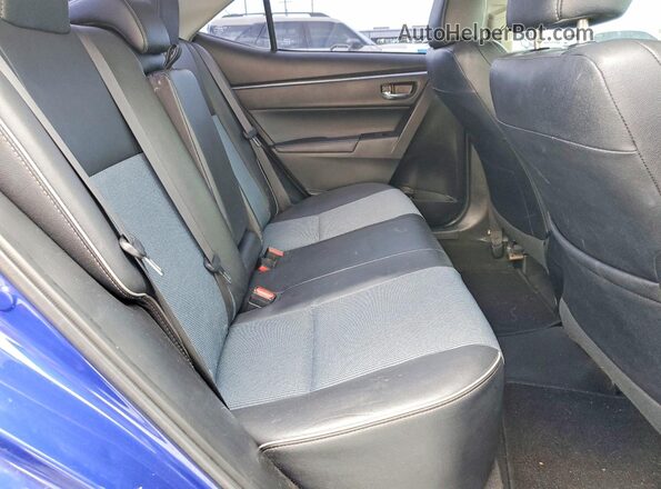 2T1BURHE5GC609750 2016 TOYOTA COROLLA Blue Հետևի նստատեղերի տեսք