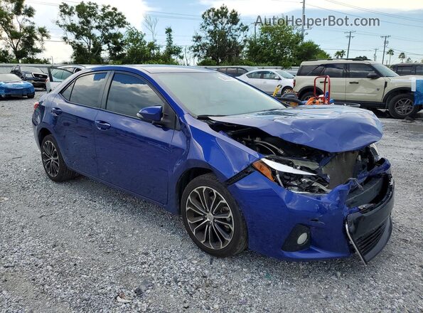 2T1BURHE5GC609750 2016 TOYOTA COROLLA Blue Առջևի աջ