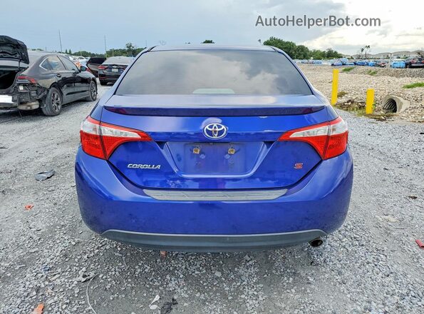 2T1BURHE5GC609750 2016 TOYOTA COROLLA Blue Հետևի տեսք