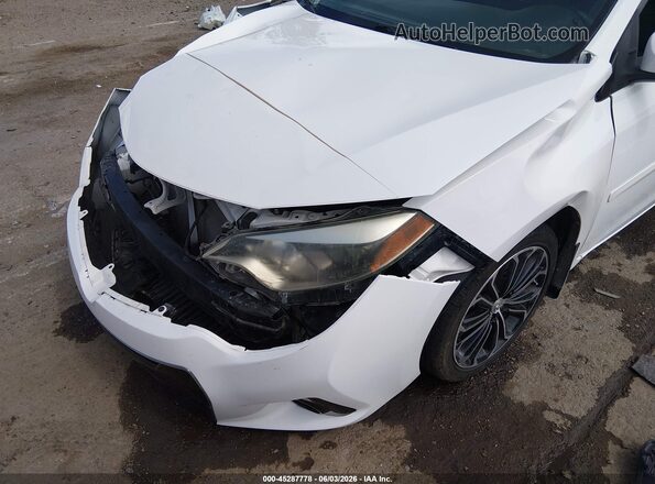 2T1BURHE5GC684187 2016 TOYOTA COROLLA White Vista frontal