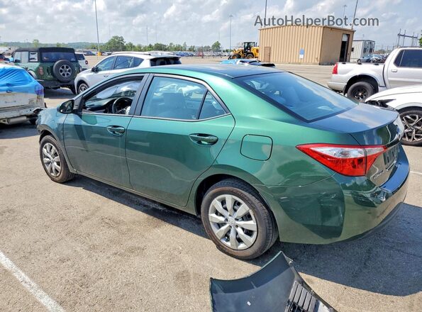 2T1BURHE5GC734912 2016 TOYOTA COROLLA Green 