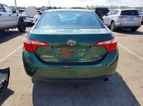 2T1BURHE5GC734912 2016 TOYOTA COROLLA Green 