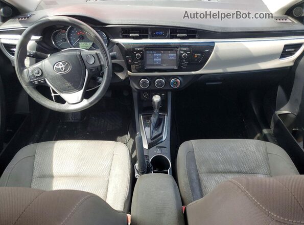 2T1BURHE5GC743058 2016 TOYOTA COROLLA Red Առջևի վահանակի տեսք