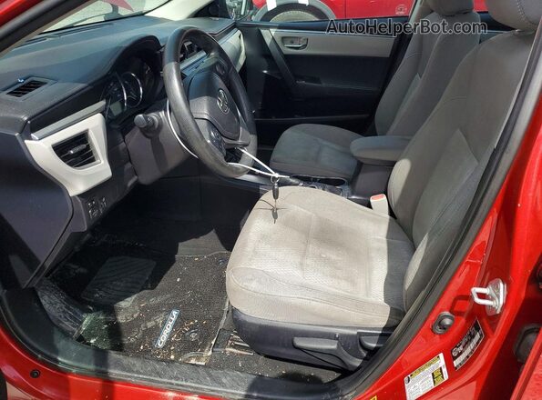 2T1BURHE5GC743058 2016 TOYOTA COROLLA Red Սալոնի դիմացի տեսք