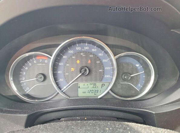 2T1BURHE5GC743058 2016 TOYOTA COROLLA Red Սարքավորումների վահանակի տեսք
