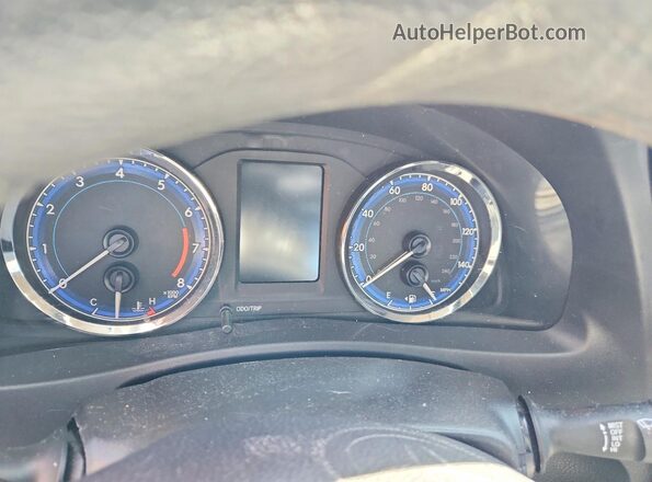 2T1BURHE5HC786560 2017 TOYOTA COROLLA Gray Instrument cluster view