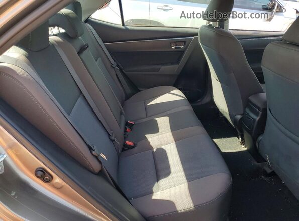2T1BURHE5HC815782 2017 TOYOTA COROLLA Charcoal Հետևի նստատեղերի տեսք