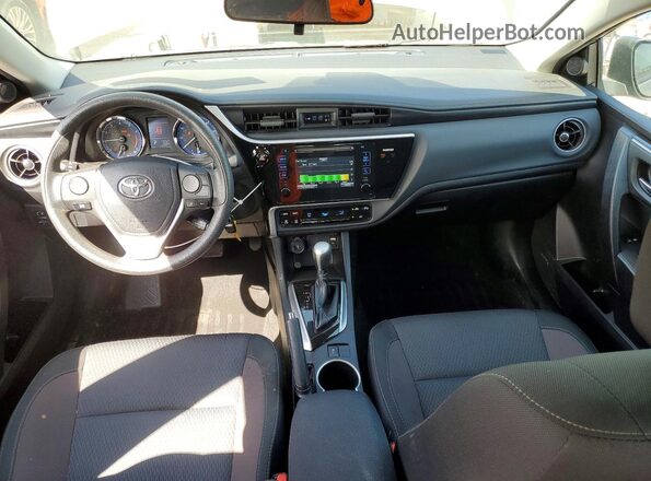 2T1BURHE5HC815782 2017 TOYOTA COROLLA Charcoal Առջևի վահանակի տեսք