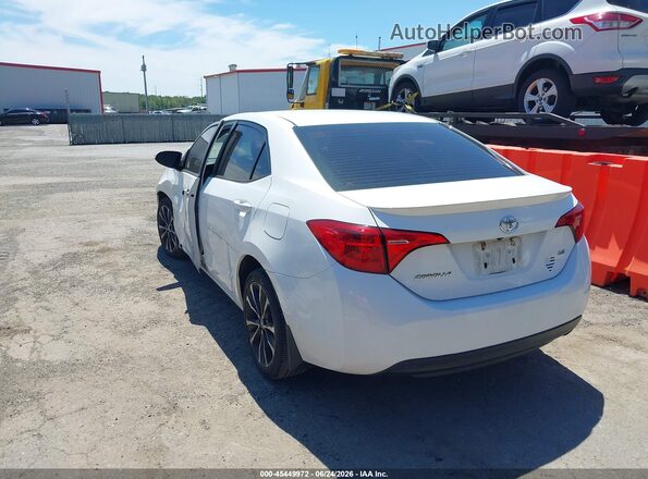 2T1BURHE5HC842285 2017 TOYOTA COROLLA White Задня ліва чверть