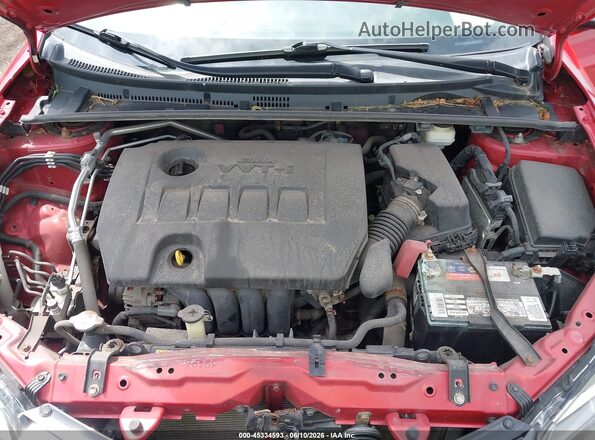 2T1BURHE5HC845512 2017 TOYOTA COROLLA Красный Вид сзади