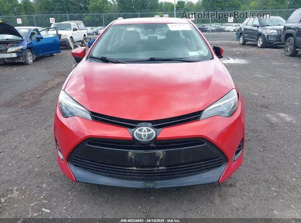 2T1BURHE5HC845512 2017 TOYOTA COROLLA Красный Вид щитка приборов