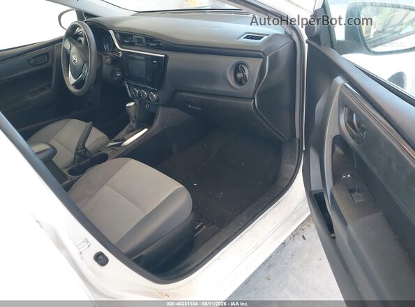 2T1BURHE5HC853108 2017 TOYOTA COROLLA White წინა სალონის ხედი