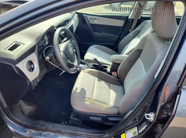 2T1BURHE5HC895018 2017 TOYOTA COROLLA Gray Вид салону спереду