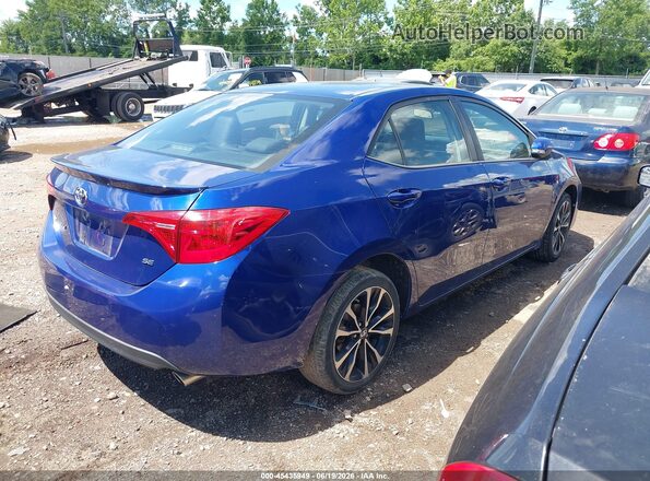 2T1BURHE5HC914098 2017 TOYOTA COROLLA Синий Задняя правая четверть