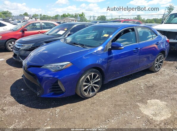 2T1BURHE5HC914098 2017 TOYOTA COROLLA Синий Передняя левая четверть