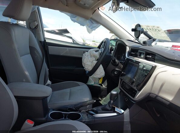 2T1BURHE5HC942130 2017 TOYOTA COROLLA Серый Вид салона спереди