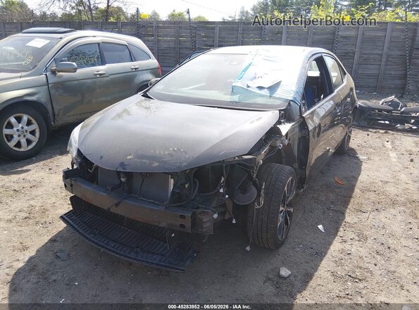 2T1BURHE5JC066567 2018 TOYOTA COROLLA Black წინა ხედი