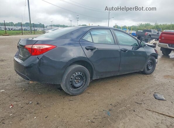 2T1BURHE5JC069727 2018 TOYOTA COROLLA Black Tył prawy