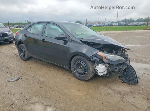 2T1BURHE5JC069727 2018 TOYOTA COROLLA Black Przód prawy