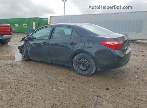 2T1BURHE5JC069727 2018 TOYOTA COROLLA Black Tył lewy
