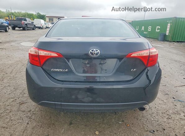 2T1BURHE5JC069727 2018 TOYOTA COROLLA Black Widok z tyłu