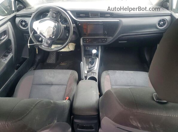 2T1BURHE5JC069727 2018 TOYOTA COROLLA Black Widok deski rozdzielczej