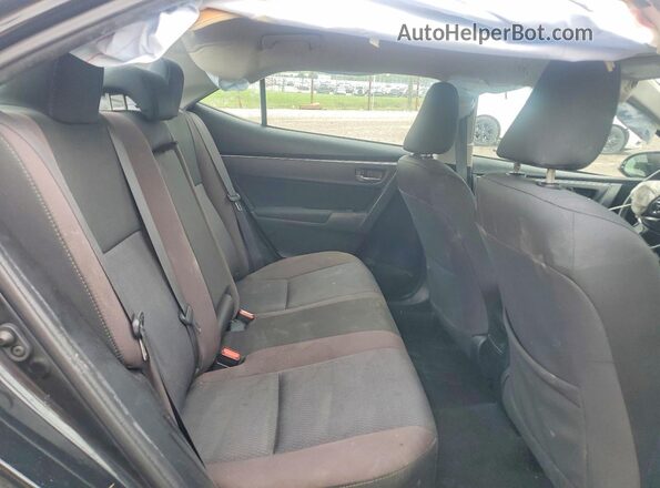 2T1BURHE5JC069727 2018 TOYOTA COROLLA Black Widok tylnych siedzeń