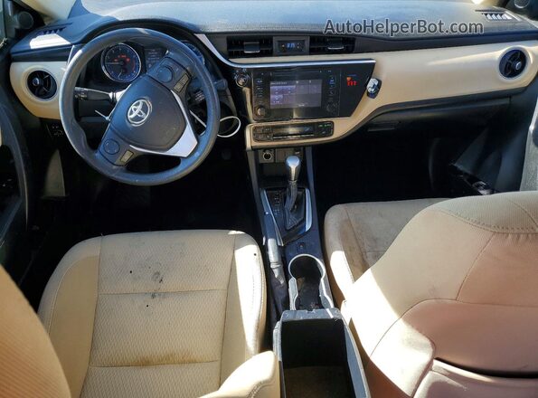 2T1BURHE5JC088925 2018 TOYOTA COROLLA Gray Dashboard view