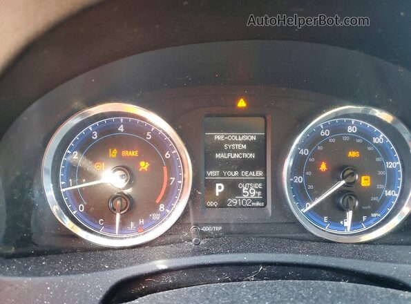2T1BURHE5JC088925 2018 TOYOTA COROLLA Gray Instrument cluster view