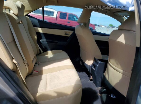 2T1BURHE5JC088925 2018 TOYOTA COROLLA Gray Rear interior view