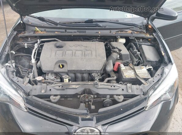 2T1BURHE5JC096703 2018 TOYOTA COROLLA Black Rear view