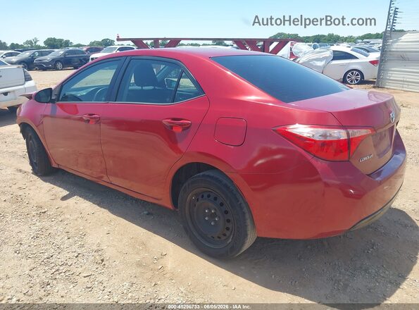 2T1BURHE5JC981290 2018 TOYOTA COROLLA Red Rear left