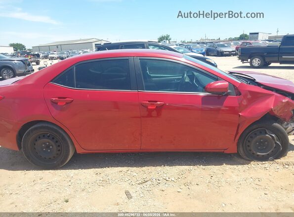 2T1BURHE5JC981290 2018 TOYOTA COROLLA Red Rear interior view