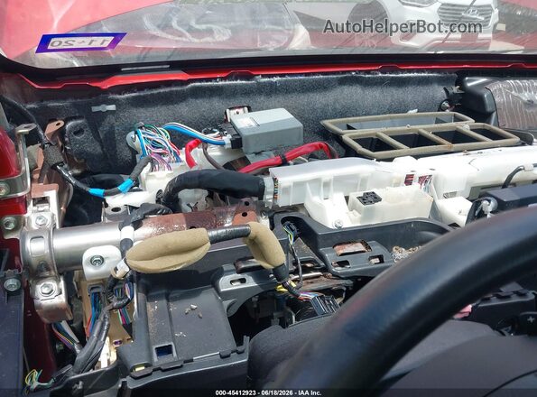 2T1BURHE5JC988160 2018 TOYOTA COROLLA Red უკანა სავარძლების ხედი