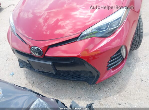 2T1BURHE5JC988160 2018 TOYOTA COROLLA Red წინა ხედი