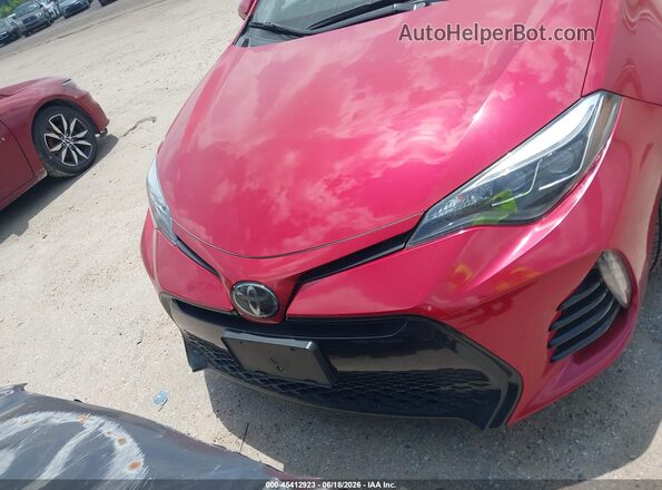 2T1BURHE5JC988160 2018 TOYOTA COROLLA Red ხელსაწყოთა პანელის ხედი