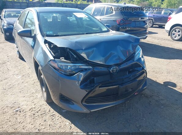 2T1BURHE5KC140121 2019 TOYOTA COROLLA Gray Вид спереду