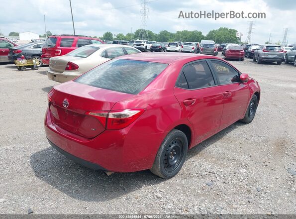 2T1BURHE5KC175967 2019 TOYOTA COROLLA Red Հետևի աջ